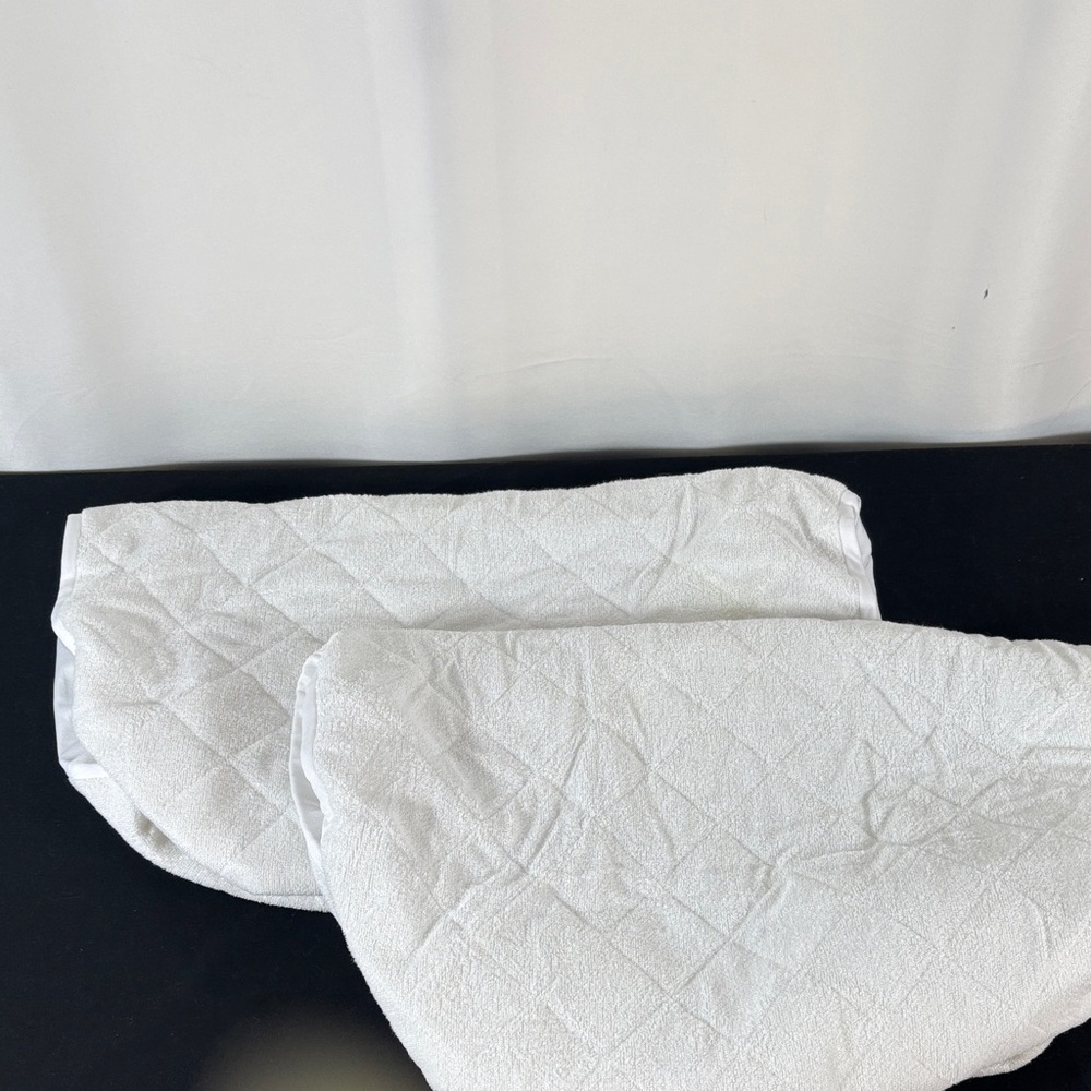 White Quilted Bassinet Covers for Dream On Me Traveler/ Skylar/Lotus
